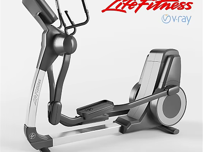 LifeFitness Modern Elliptical Trainer For Home Gym Sports Equipment Workout 3d model