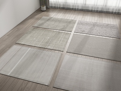 Modern Square Carpet model