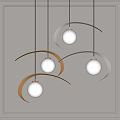 Light Luxury Chandelier 3d model