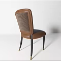 Modern Lounge Chairs With Leather Fabric Upholstery Tufted Back And Metal Legs In Neutral Tones