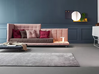 Nordic Bonaldo double sofa 3d model