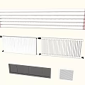 Various Modern Radiator Designs For Home Heating With White And Gray Styles