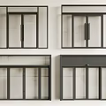 Modern Double Doors Design With Glass Panels Black Frames And Varied Styles