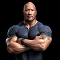 Johnson Stones Johnson Muscle Men Fitness Men Fast and Furious WWE Hollywood Star Oscar 3d model