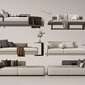 chaise longue combination 3d model