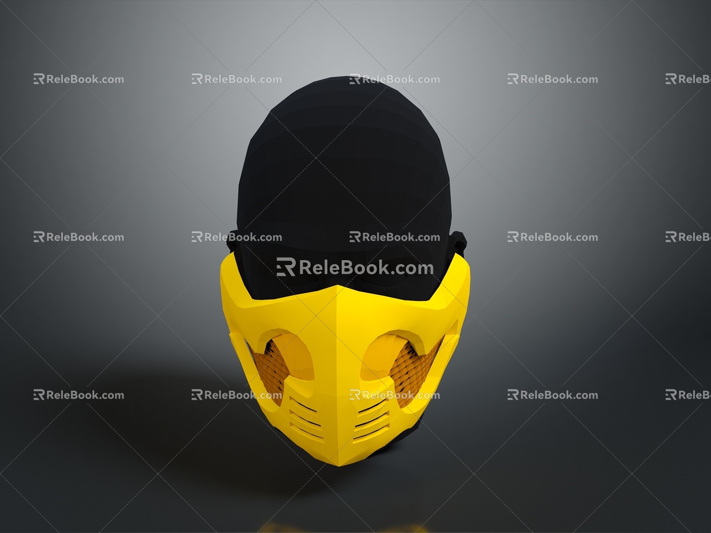 Gas Mask Science Fiction Gas Mask Gas Mask Respirator Breathing Mask Biochemical Mask Science Fiction Mask model