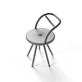 Modern Olive Green Leisure Chair with Stylish Curved Backrest and Tapered Wooden Legs