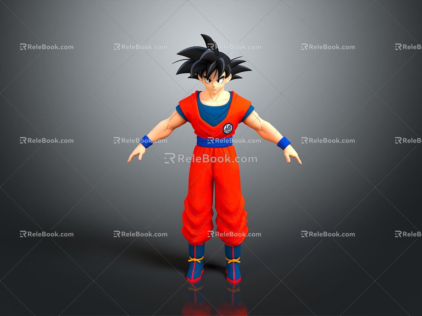 Monkey King Monkey King Dragon Ball Goku Dragon Ball Figure Game Figure Game Role Realistic Figure 3d model