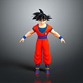 Monkey King Monkey King Dragon Ball Goku Dragon Ball Figure Game Figure Game Role Realistic Figure 3d model