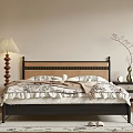Middle Style Double Bed