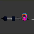 Complete Home Gym Fitness Equipment Set With Dumbbells Barbells Weight Plates And Colorful Grips