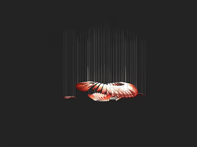Art chandelier 3d model