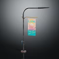 Street Lamp With Hanging Luxe Banner Showing See Up to 50% Off