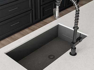 Faucet sink kitchen and bathroom hardware 3d model