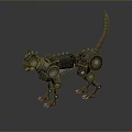 Mechanical Cat Toy Cat Cartoon Cat Robot Cat Anime Character Cartoon Character Cat Warrior 3d model