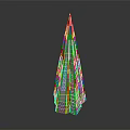 Modern Cartoon Architecture Science Fiction Architecture Concept Architecture 3d model