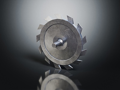 Modern gear saw blade serration model