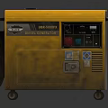 Yellow REGA DKN5500TE Diesel Generator With Portable Design And Control Panel