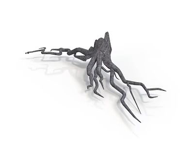 Decorative Arbor Sculpture With Intricate Branch Structure And Artistic Design Details 3d model