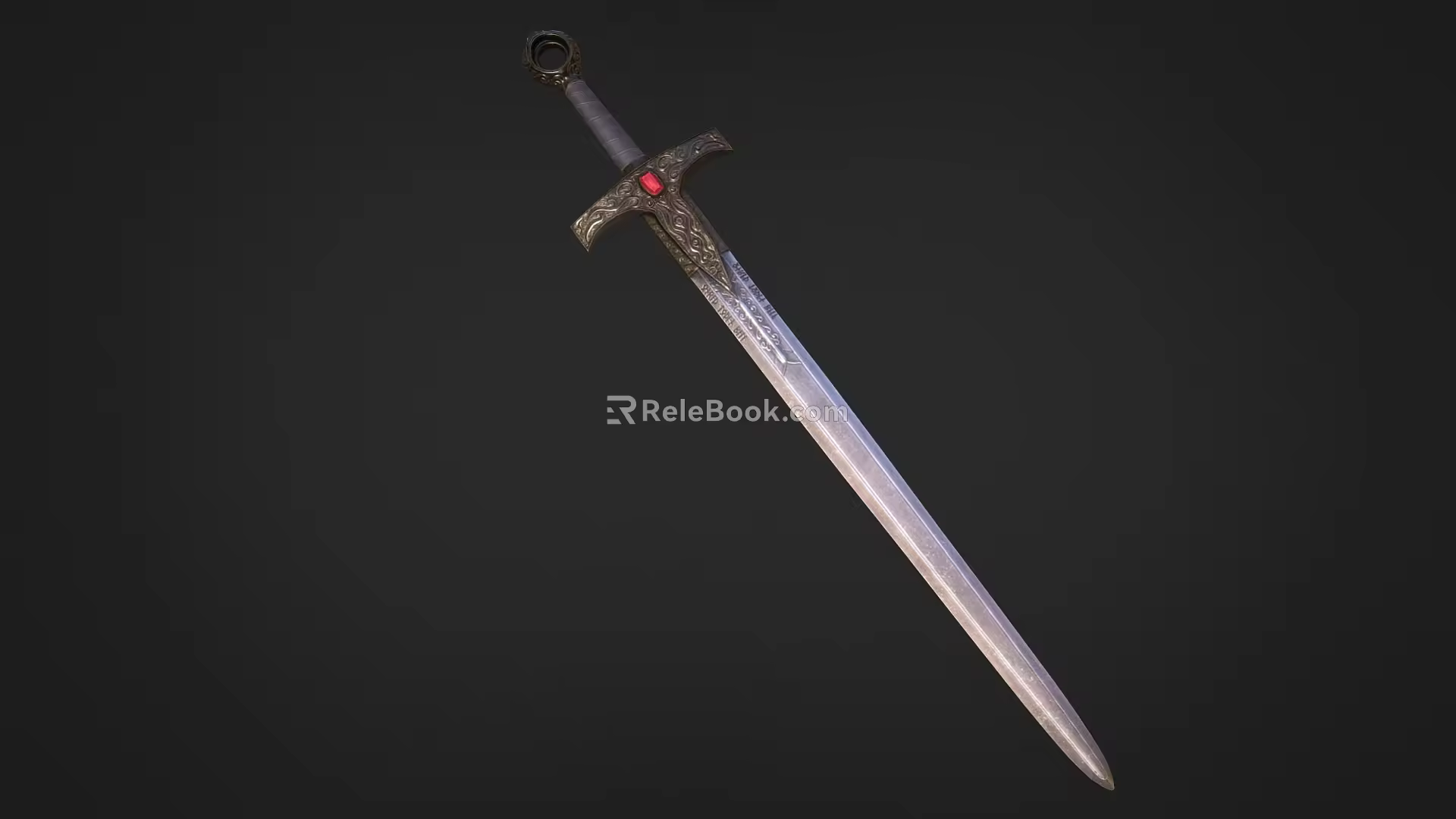 Big Sword of Courage Sword of Eternity Game Sword Tai Dao Cold Weapon Long Sword Low Face Number Low Model Simple Model Times Film and Television Level Super Realism 3d model