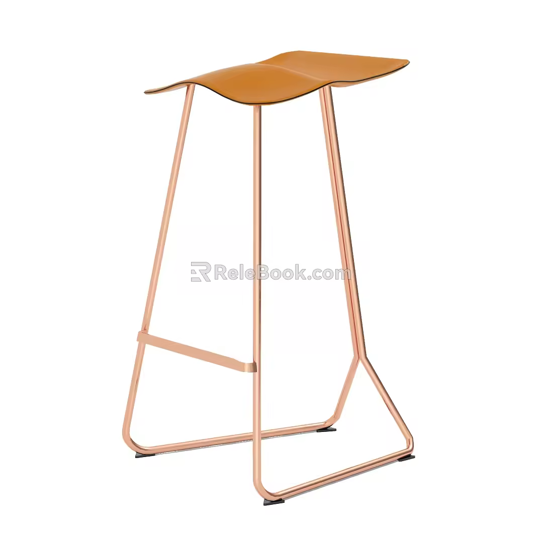 Modern Bar Stool 3d model