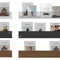 FANNY Bookshelf Book Storage Rack 3d model