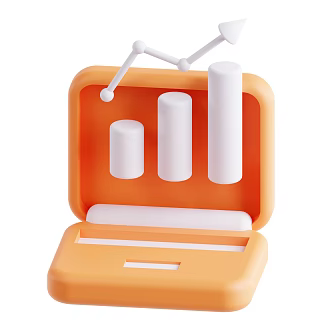 Modern Data Table Statistics Cartoon Data Set Table 3d model
