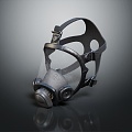 Modern gas mask sci-fi gas mask gas mask 3d model