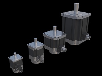 AC servo motor 3d model