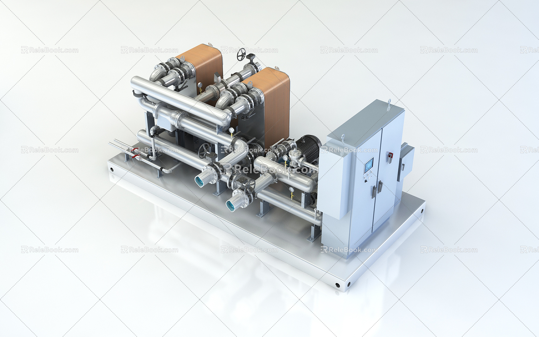 modern industrial equipment heat exchange station model