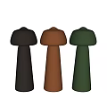 Trey Table Lamp Vintage Table Lamp Gypsum Table Lamp 3d model