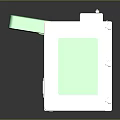 Modern Other Equipment with Green Top White Frame and Digital Control Panel