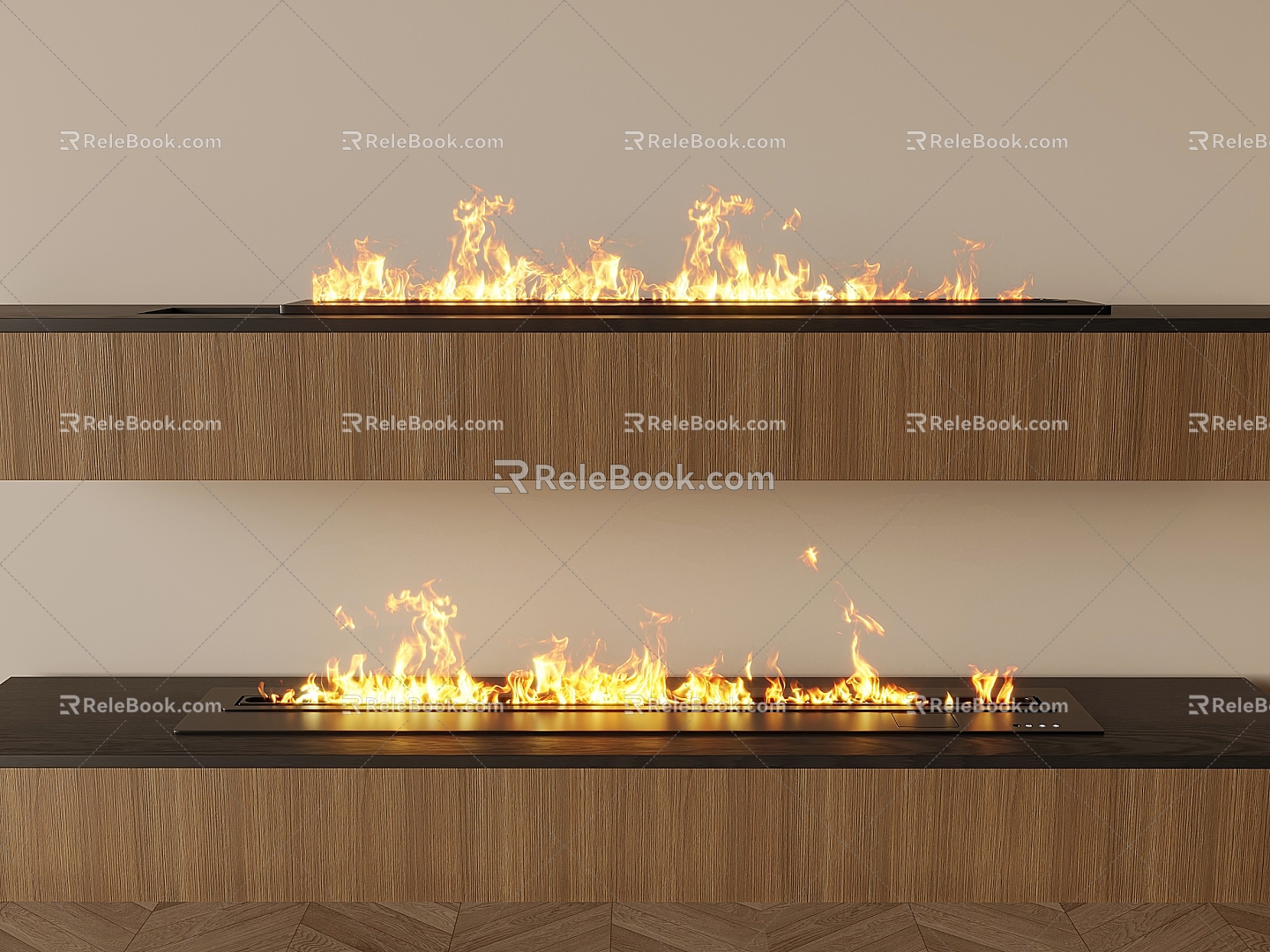 fireplace electronic fireplace flame fireplace stove electronic flame 3d model