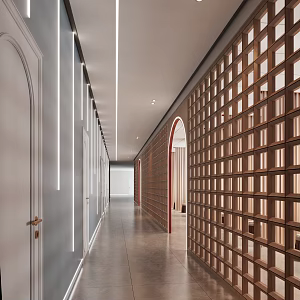 The Modern Corridor 3d model