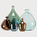 Elegant Ceramic Vessels with Assorted Colors and Varied Shapes for Decorative