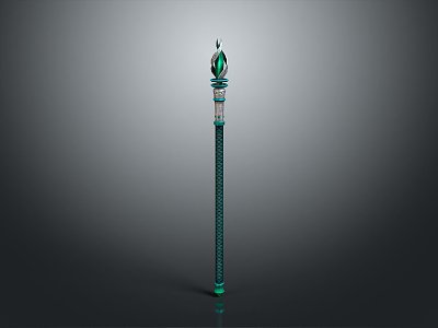 Scepter Ancient Scepter Cane Ancient Scepter Magic Scepter Metal Scepter Classical Scepter Magic Scepter 3d model