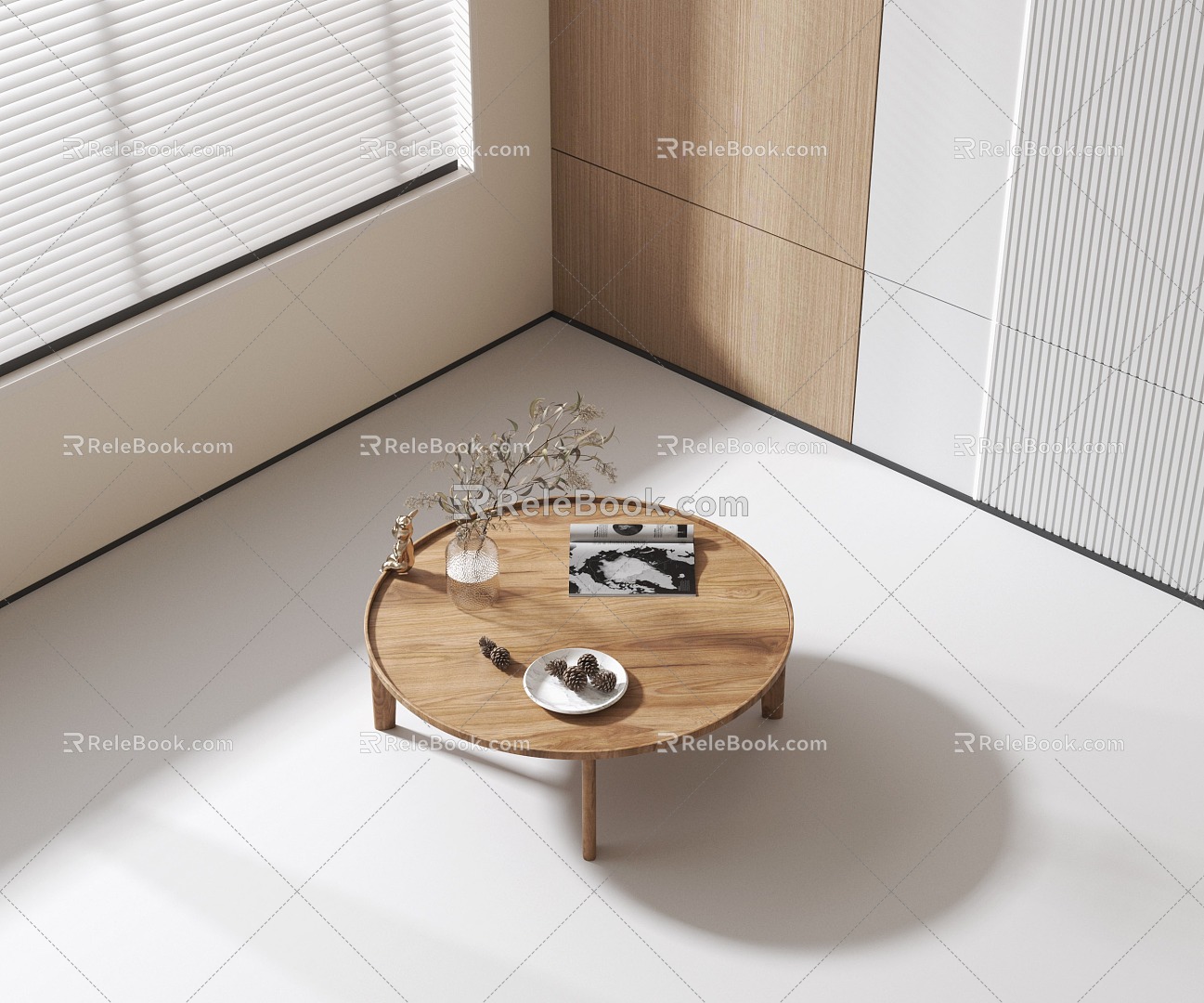 Modern coffee table 3d model