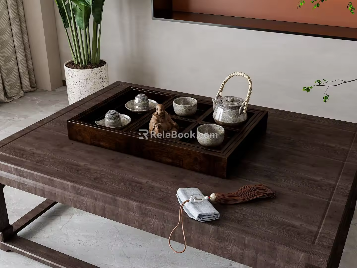 Tea Set 3d model