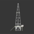 Industrial Drilling Rig Platform With Tower Structure And Base Support