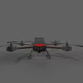 Smart Machines Drones Flying In Cloudy Sky With Multiple Units