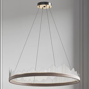 New Chinese Chandelier Crystal Chandelier 3d model