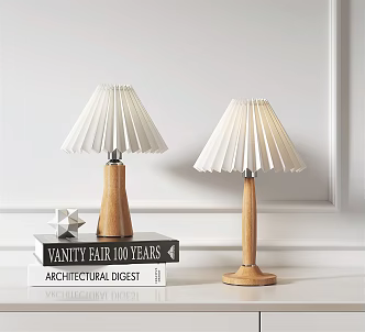 Nordic Table Lamp Solid Wood Table Lamp 3d model