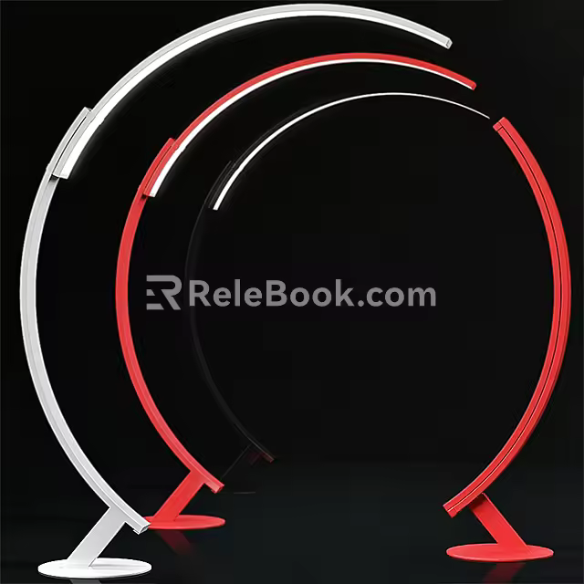 Special-shaped table lamp 3d model