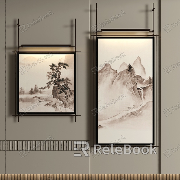 New Chinese Decorative Painting model