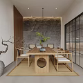 Modern Boutique Interior Featuring Wooden Display Shelves And Product Arrangements With Decorative Elements