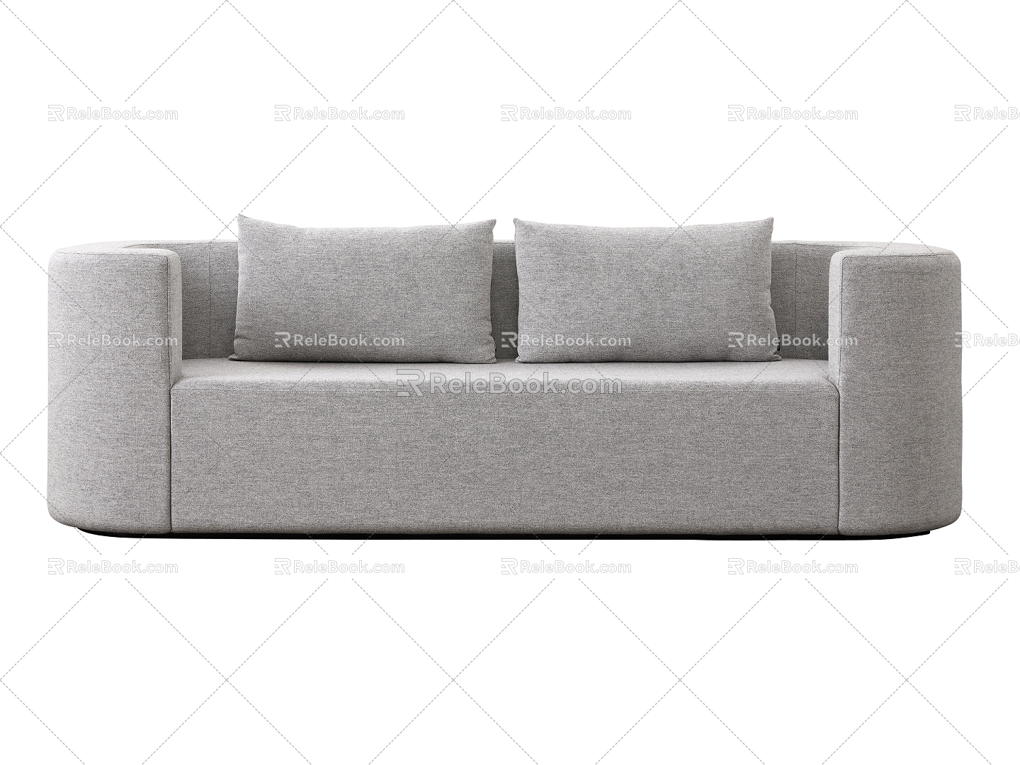 VP168 VERPAN double sofa sofa 3d model