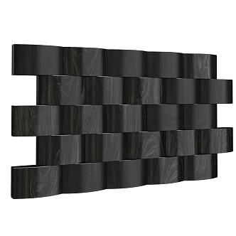 Panel wall background 18 3d model