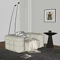 Modern single sofa 3d model