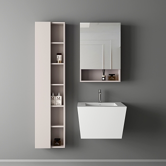 Bathroom Cabinet Bathroom Cabinet Washstand 3d model