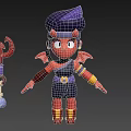 Cartoon Characters Game Characters Little Devil Cartoon Men Anime Characters Game Characters 3d model